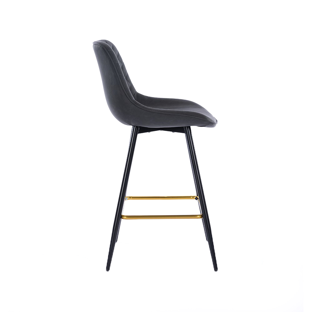 ZY-8084 Plywood Seat Metal Legs Bar Chair