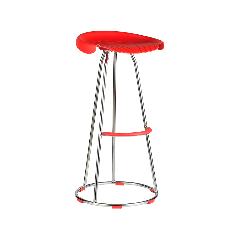ZY-8012-1 Plastic Footrest Bar Chair