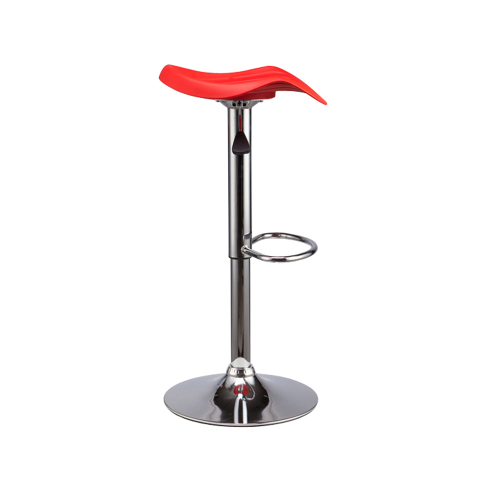 ZY-8013 Red Rod base Bar chair