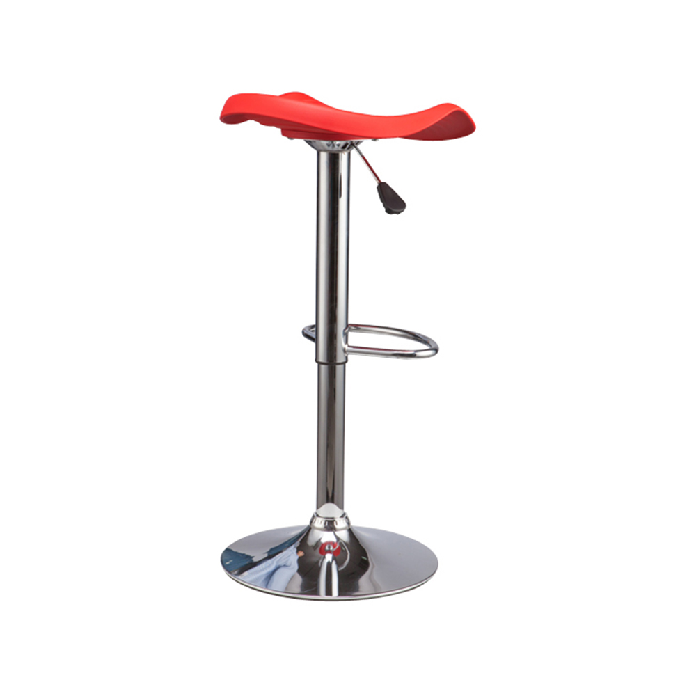 ZY-8013 Red Rod base Bar chair