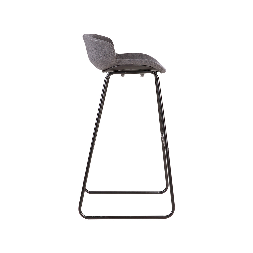 ZY-8015-3 Full cloth covered plastic cushion Bar chair