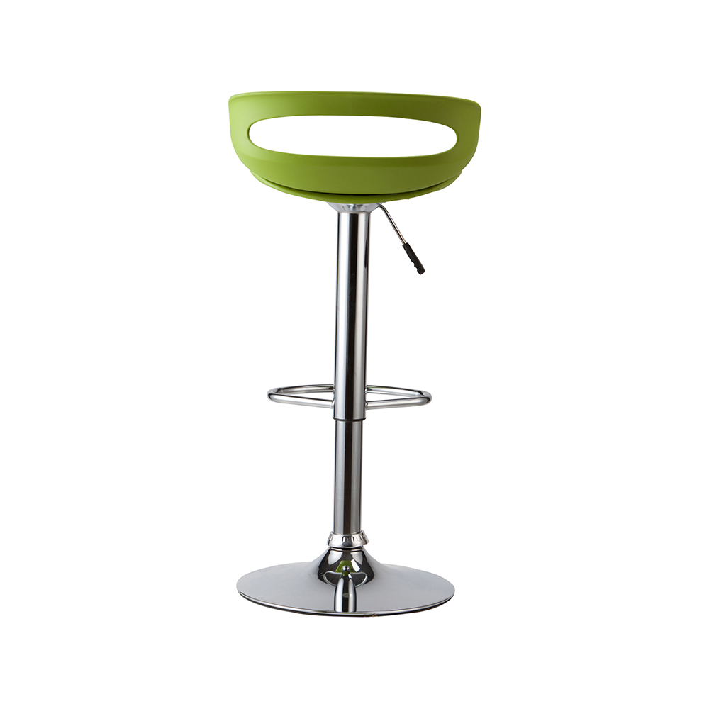 ZY-8015 Green Chrome Bar Base Bar Chair