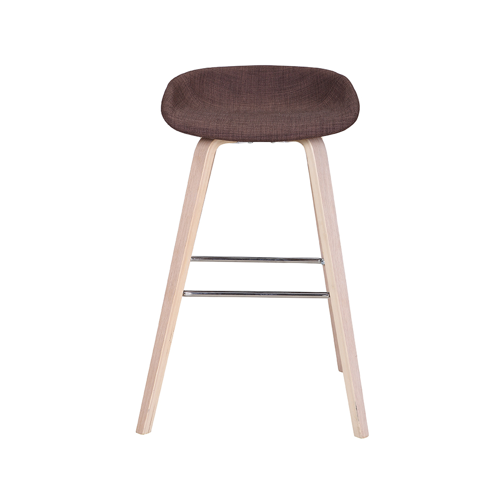 ZY-8016-3 Chromed metal tube footstool Bar chair