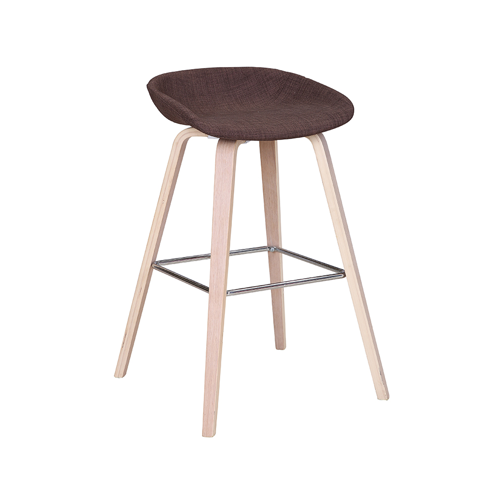 ZY-8016-3 Chromed metal tube footstool Bar chair