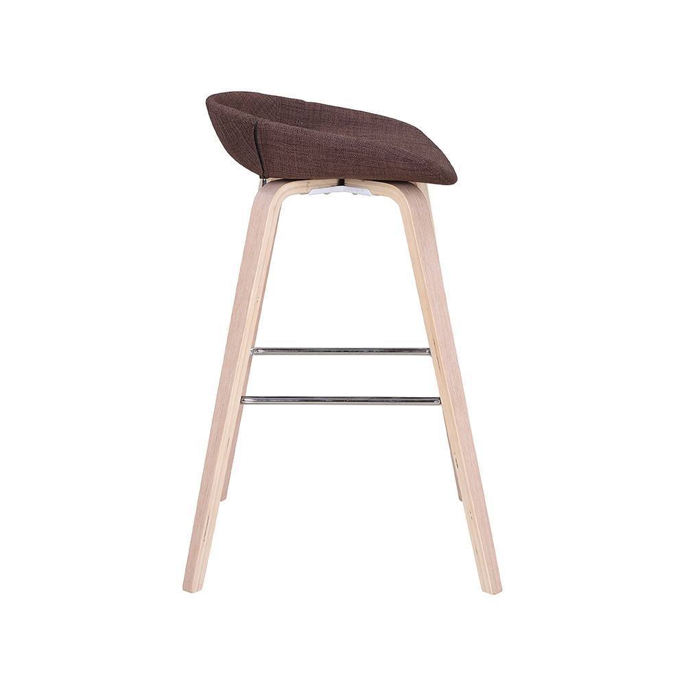 ZY-8016-3 Chromed metal tube footstool Bar chair