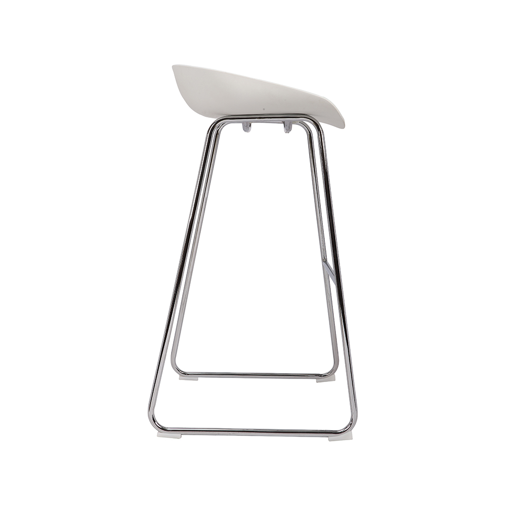 ZY-8016 White plastic cushion Bar chair