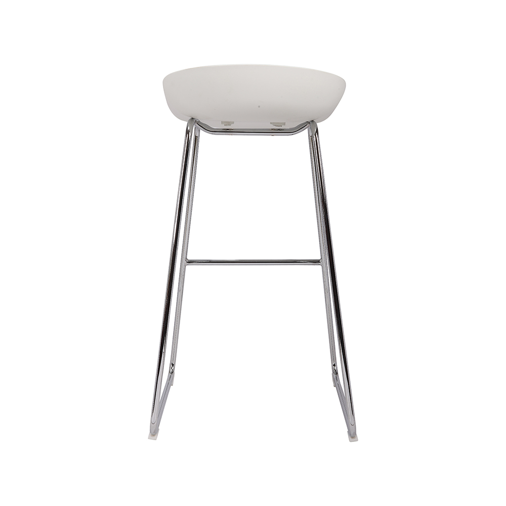 ZY-8016 White plastic cushion Bar chair