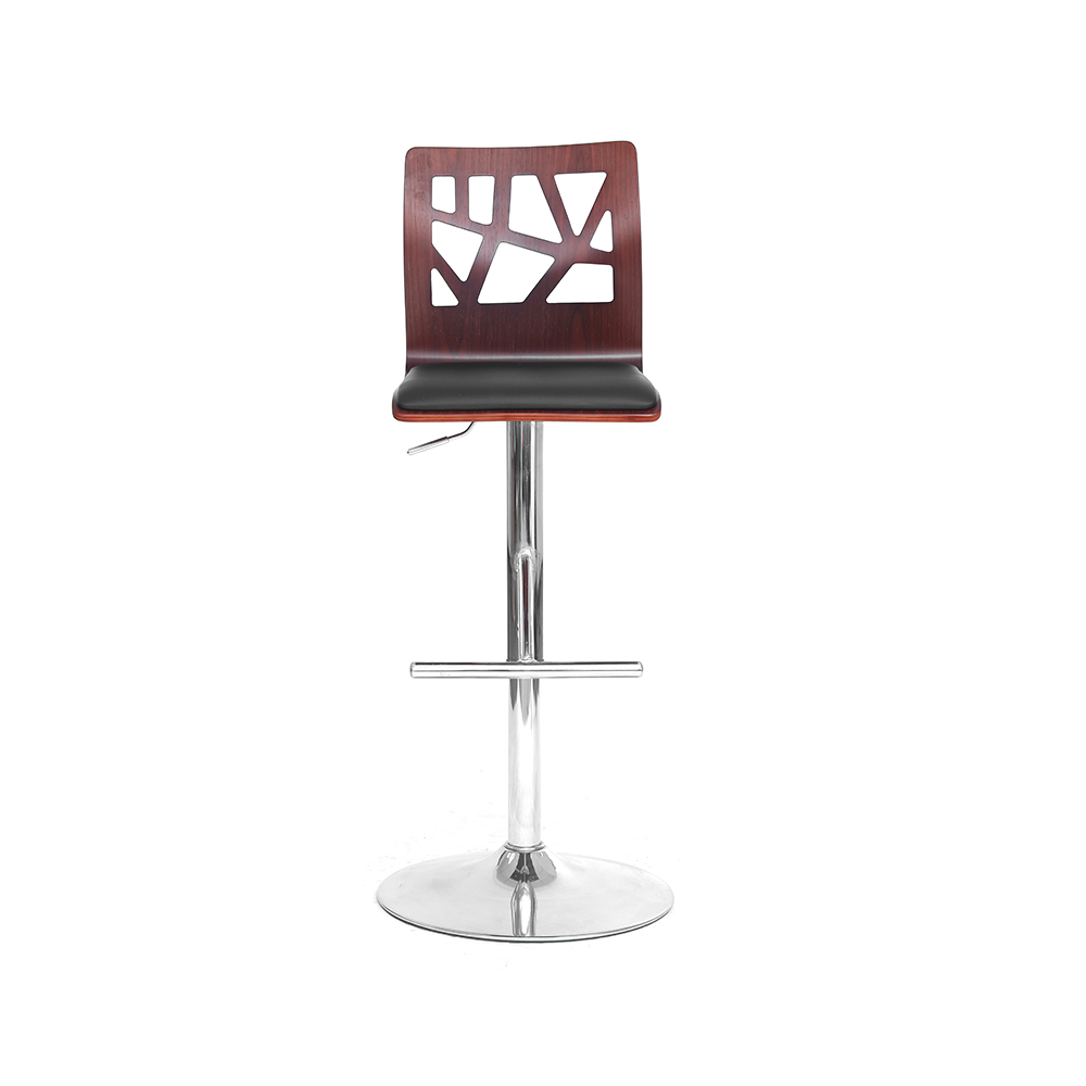 ZY-8031 Plywood Cushion Rod Base Bar Chair