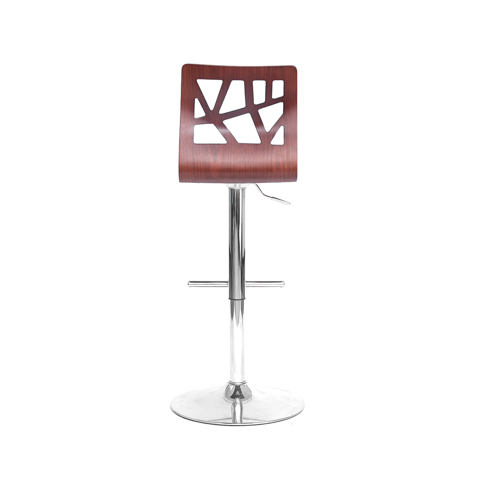 ZY-8031 Plywood Cushion Rod Base Bar Chair