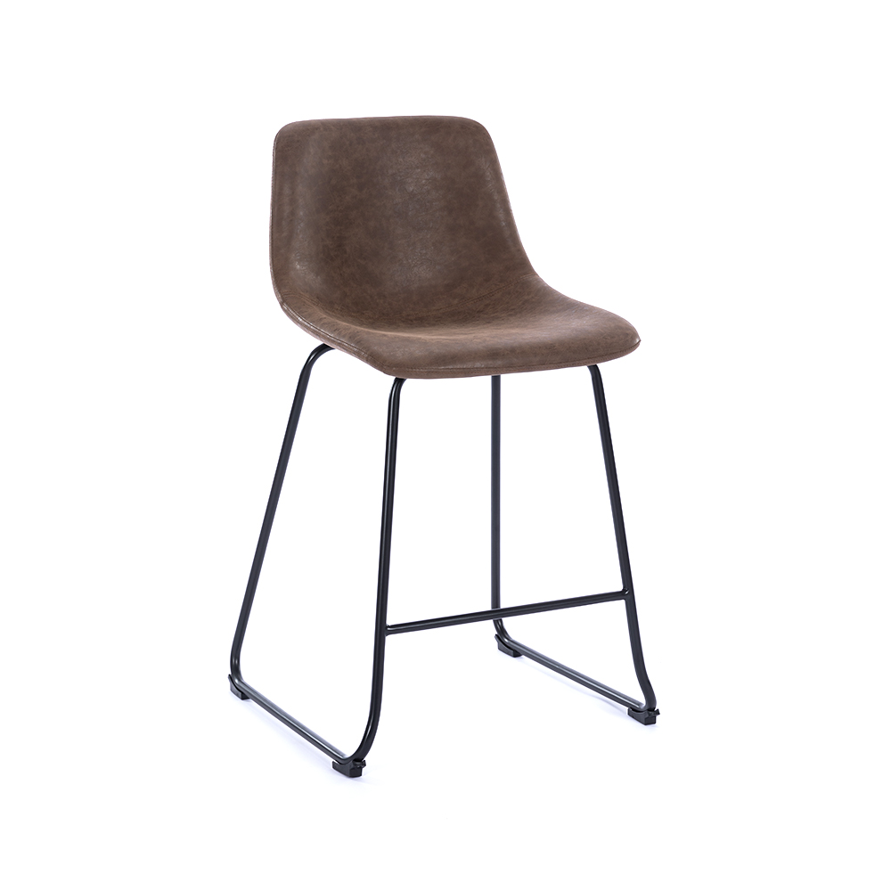 ZY-8089 PU Leather Plywood Seat Cushion Bar Chair