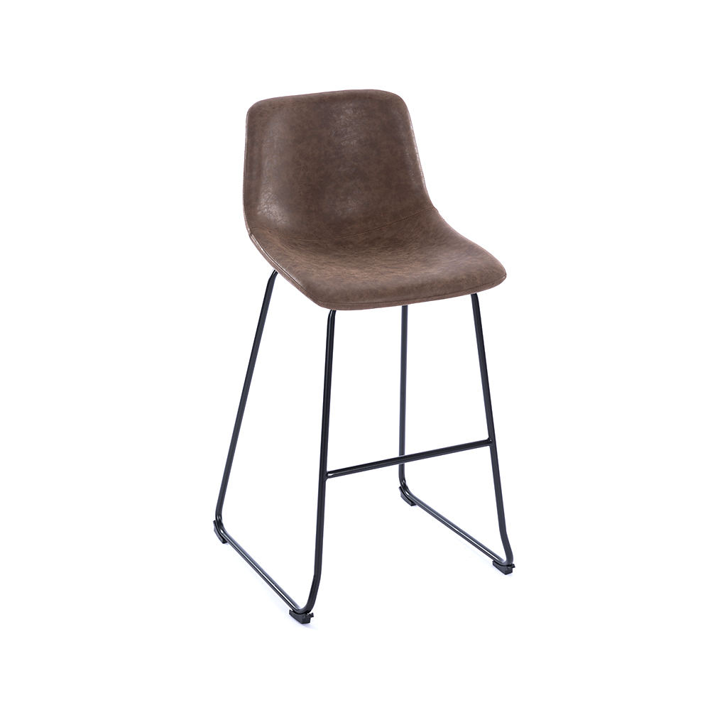 ZY-8089 PU Leather Plywood Seat Cushion Bar Chair