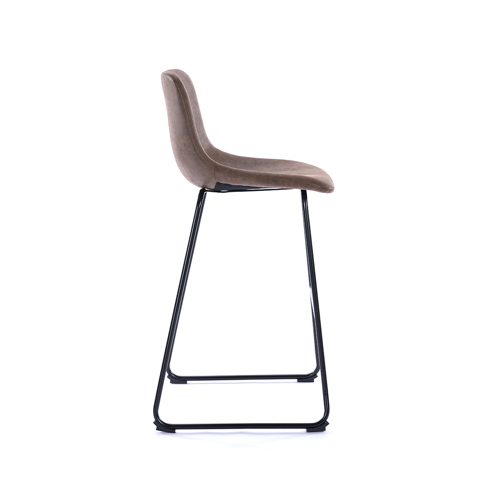 ZY-8089 PU Leather Plywood Seat Cushion Bar Chair