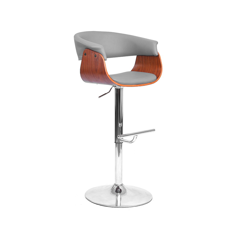 ZY-8134 PU Leather Metal Pedal Bar Chair