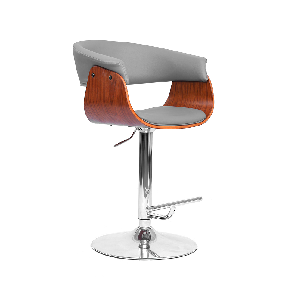 ZY-8134 PU Leather Metal Pedal Bar Chair