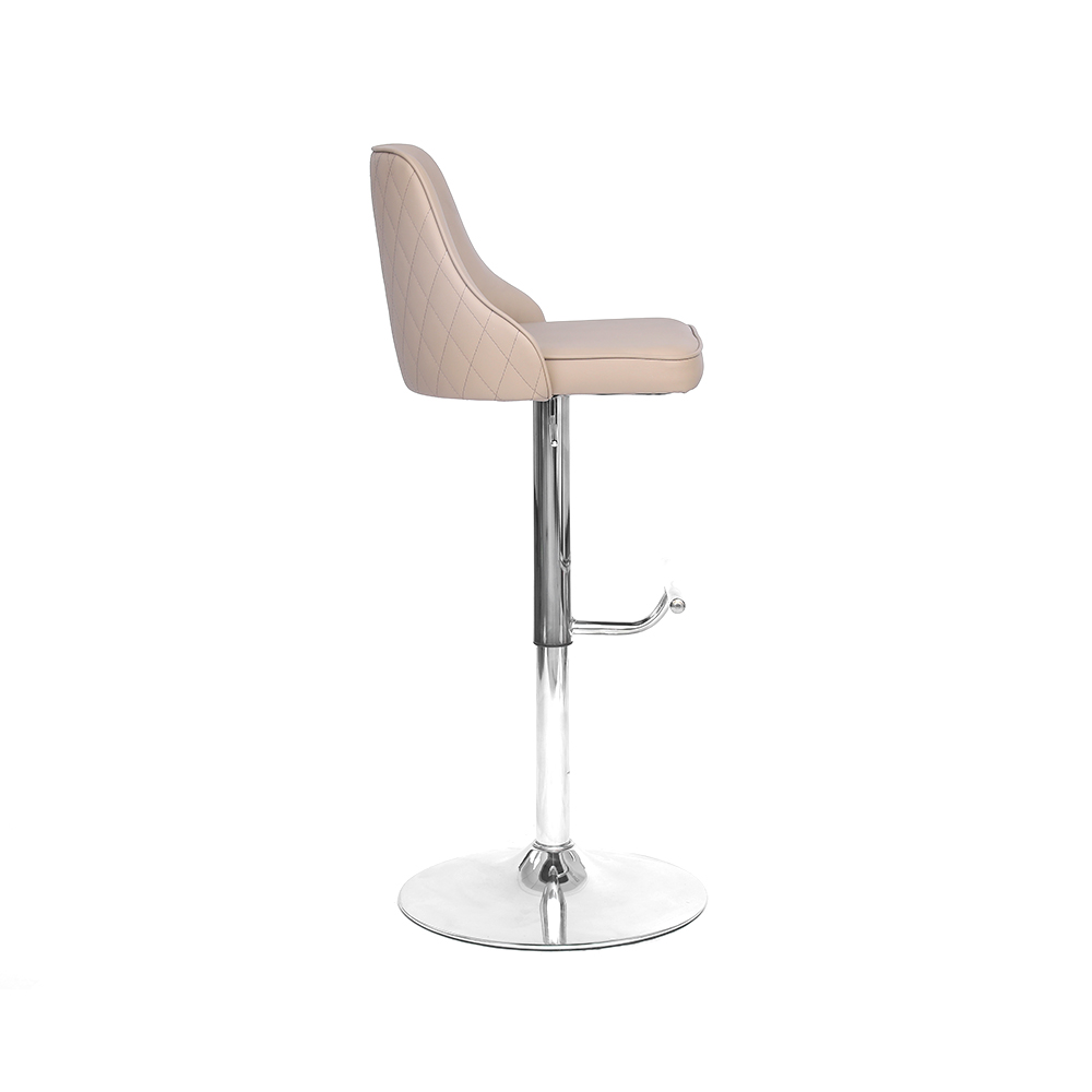 ZY-8135 Foam Seat Chrome Footrest Bar Chair