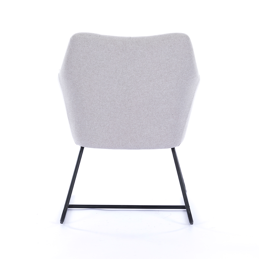 ZY-7129 Metal tube KD bracket legs dining chair