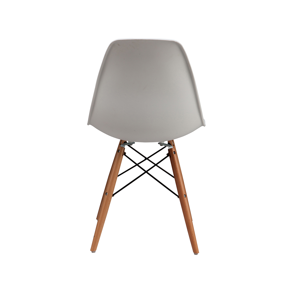 ZY-9010 Plastic seat black dining chair