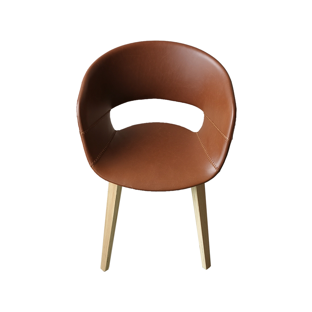 ZY-9018-3 Bent Plywood Legs Dining Chair