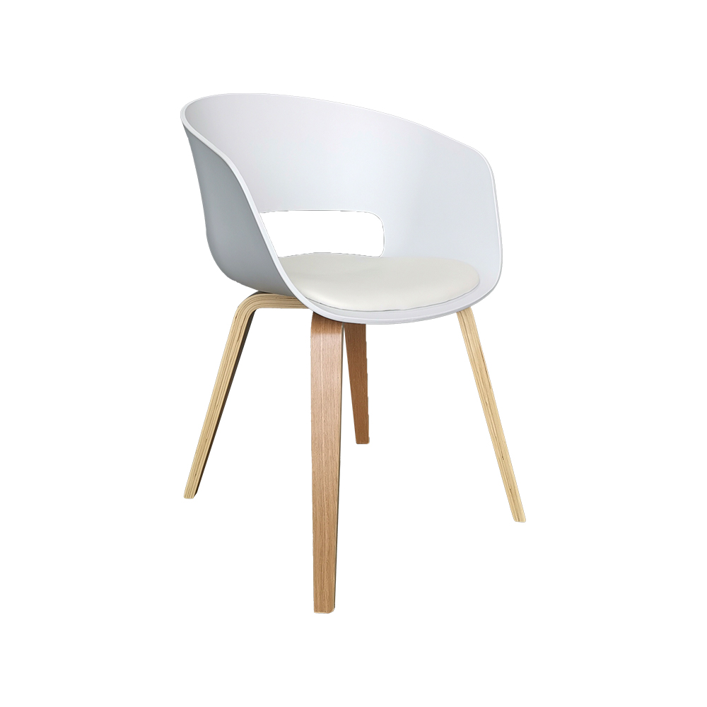 ZY-9018-3 Bent Plywood Legs Dining Chair