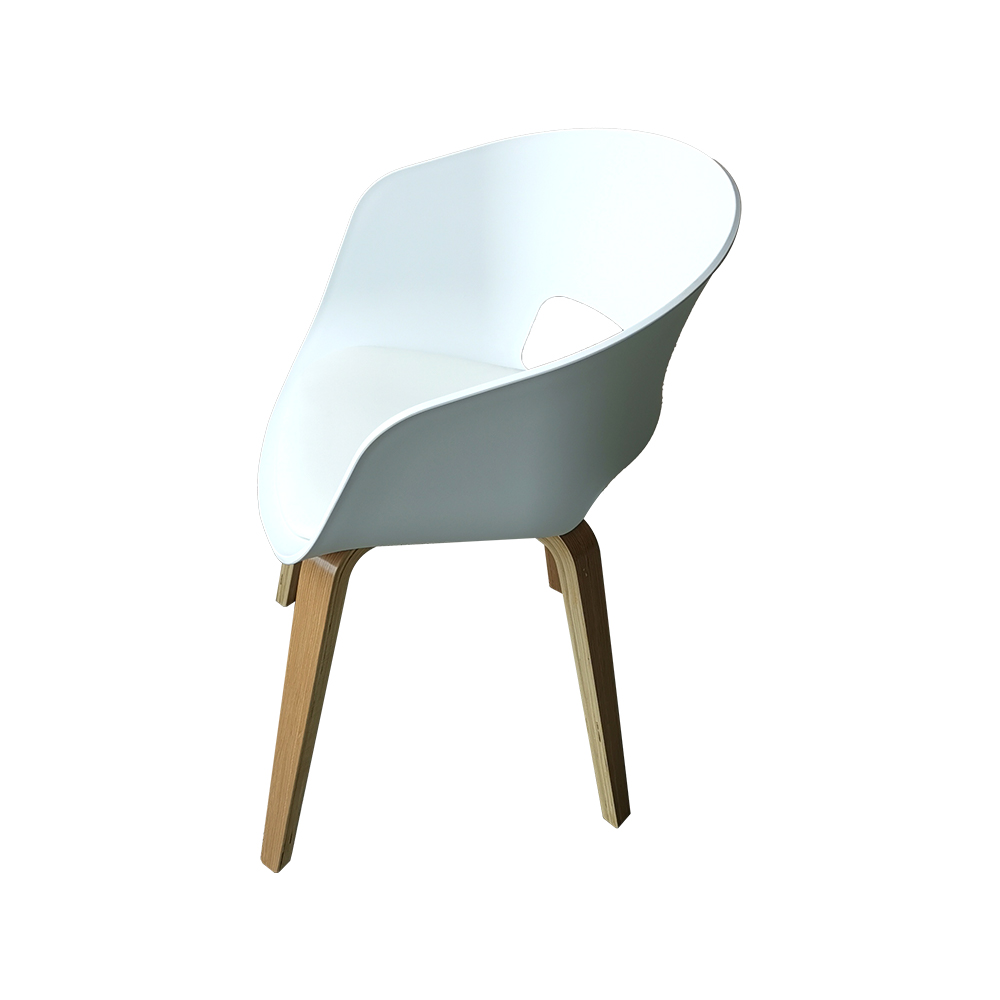 ZY-9018-3 Bent Plywood Legs Dining Chair