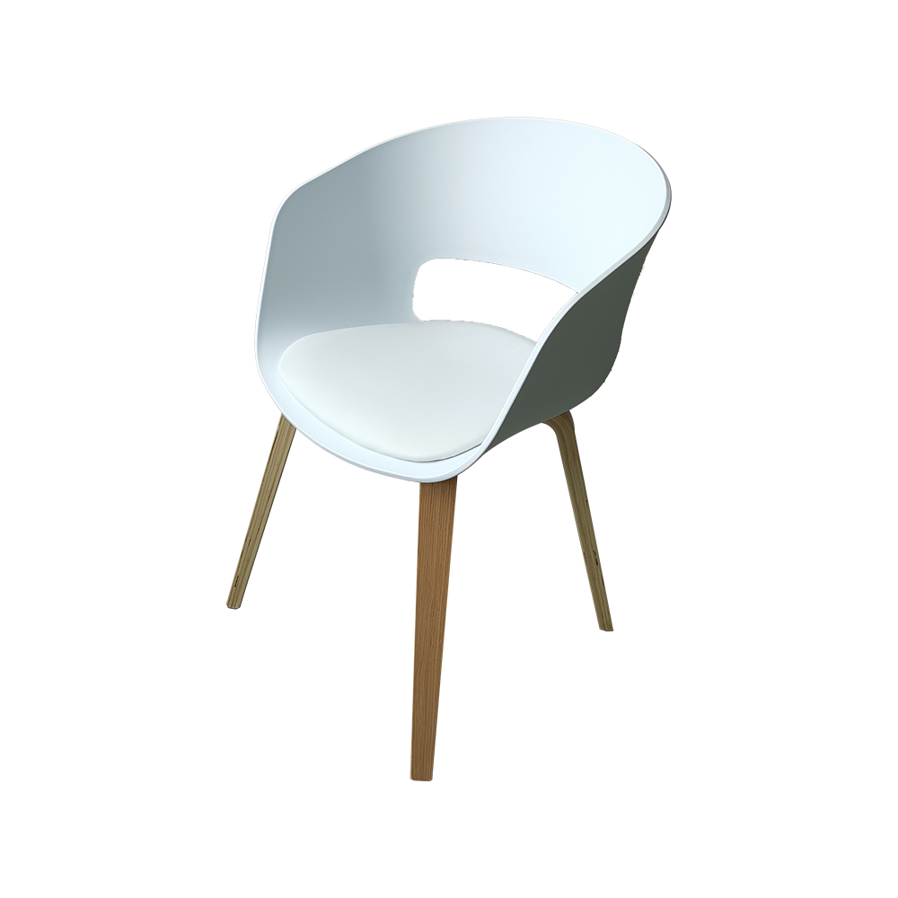 ZY-9018-3 Bent Plywood Legs Dining Chair