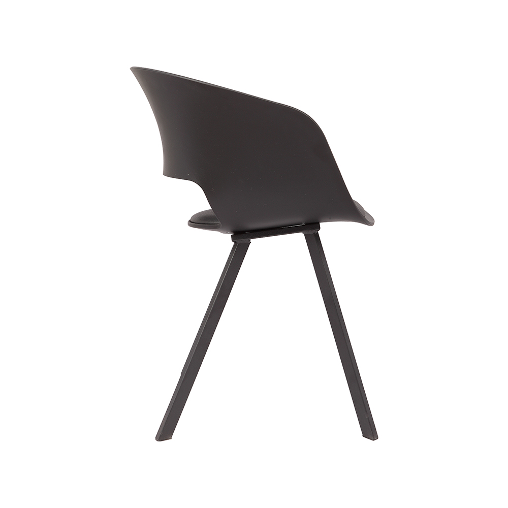 ZY-9018-2 Square Metal Welded Leg Dining Chair