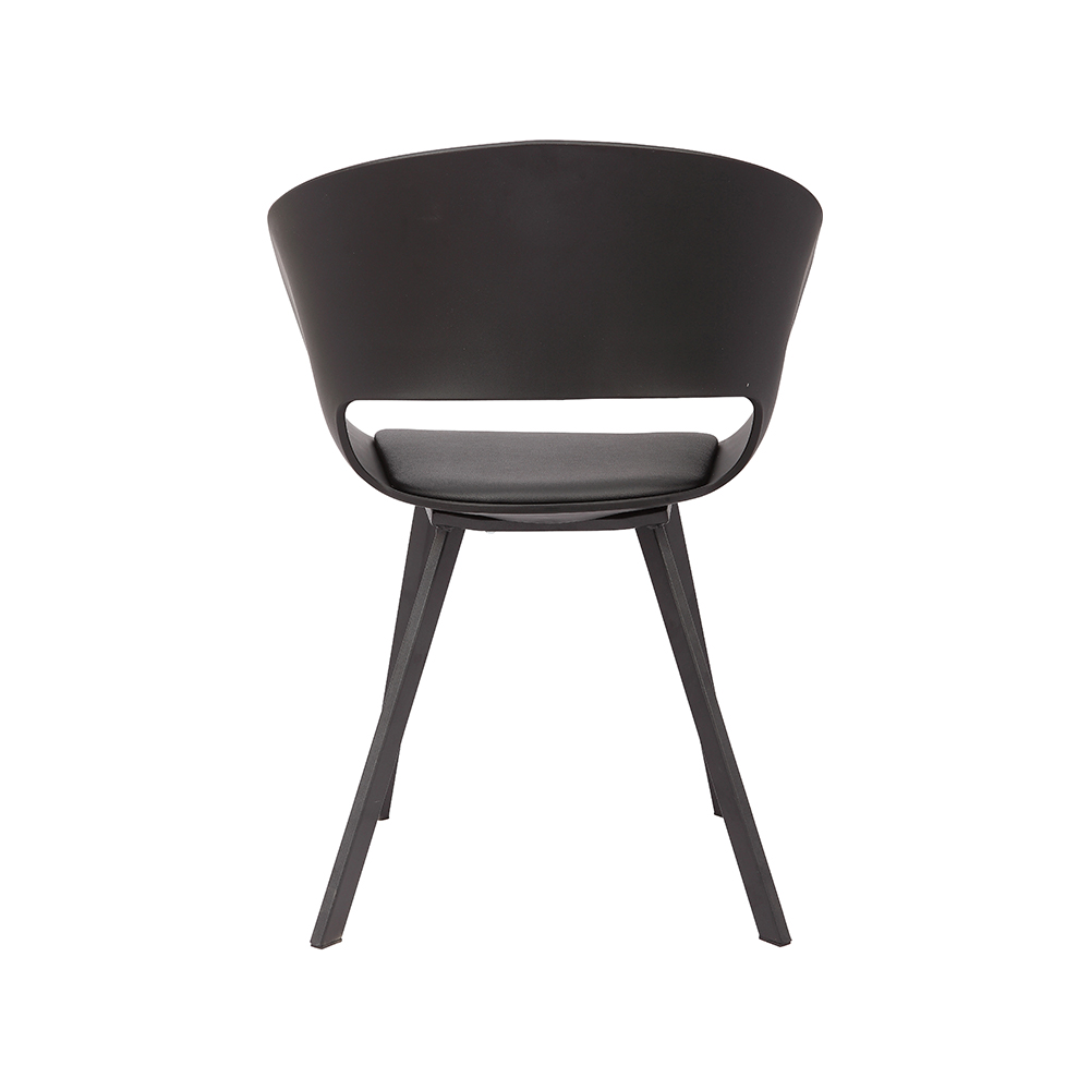 ZY-9018-2 Square Metal Welded Leg Dining Chair