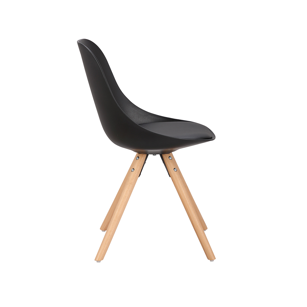 ZY-9019-1 470mm Seat Height PU leather dining chair