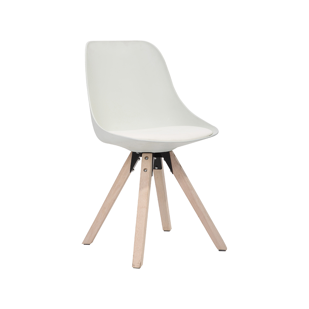 ZY-9019-2 Metal part dining Legs Plastic seat chair