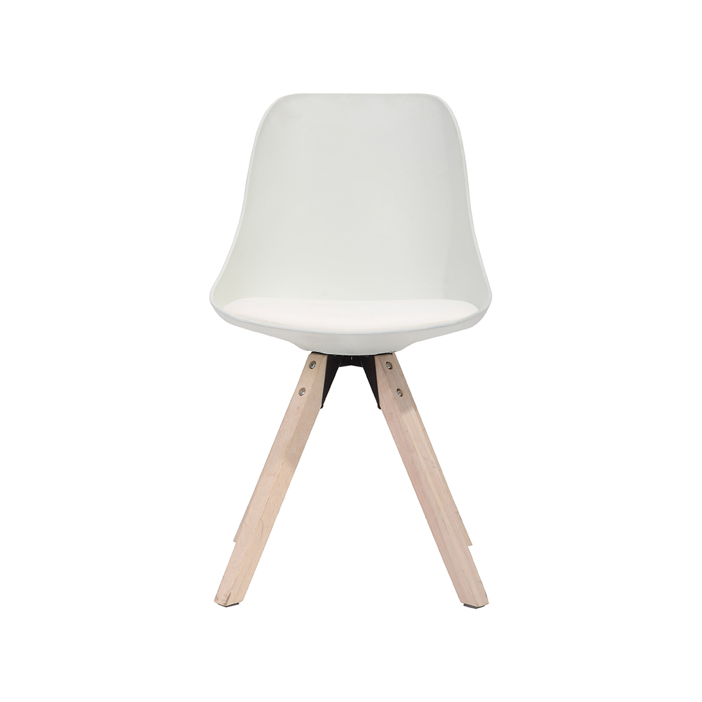 ZY-9019-2 Metal part dining Legs Plastic seat chair