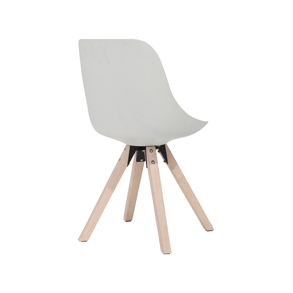 ZY-9019-2 Metal part dining Legs Plastic seat chair
