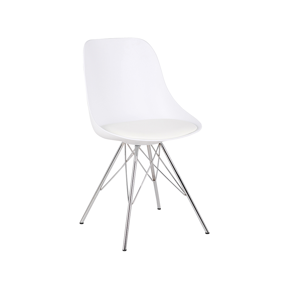 ZY-9019-3 220 pound carboard PU leather dining chair