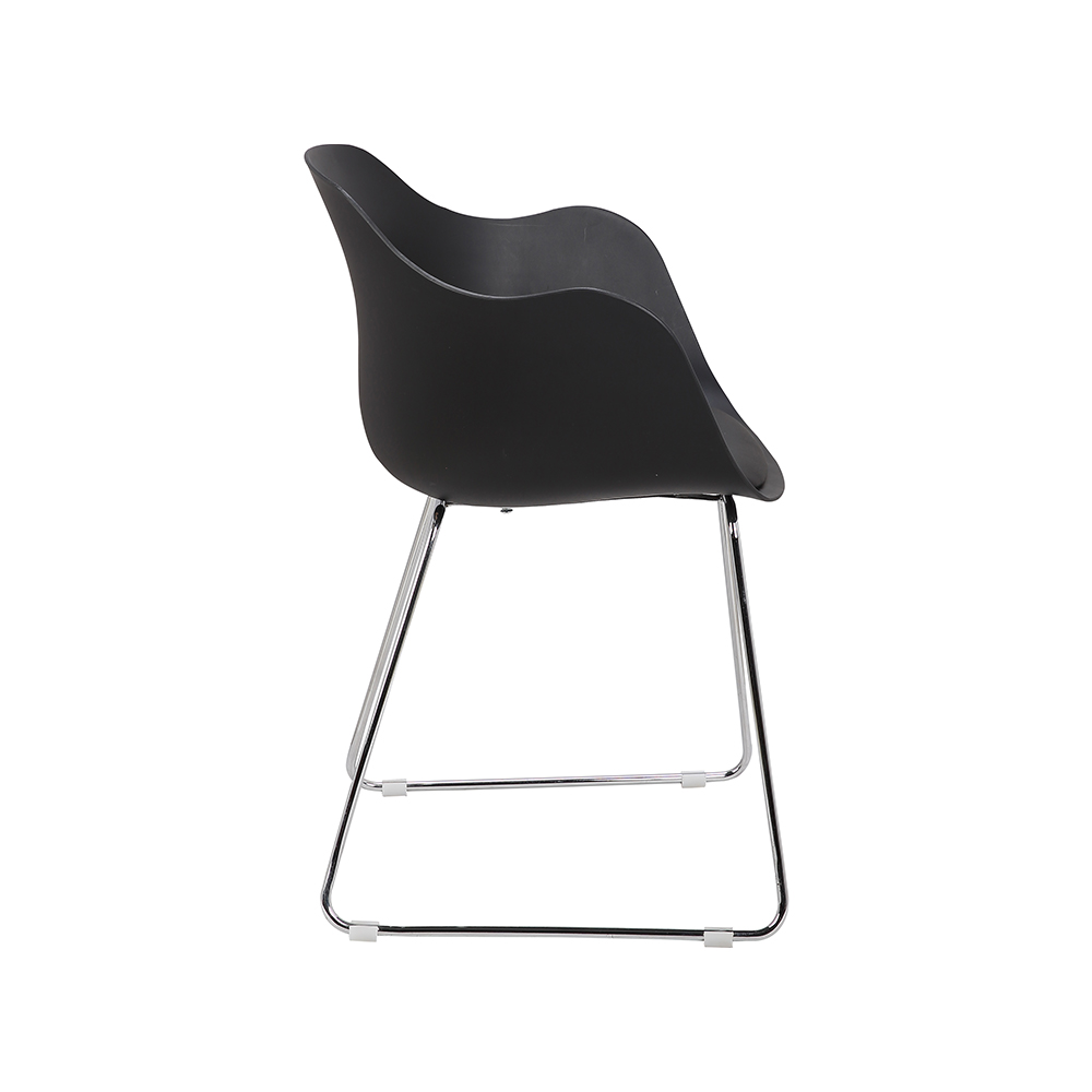 ZY-9028-1 Plastic seat Metal  tube dining chair