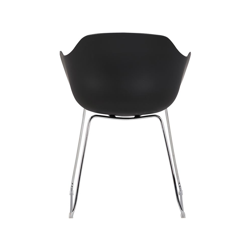 ZY-9028-1 Plastic seat Metal  tube dining chair