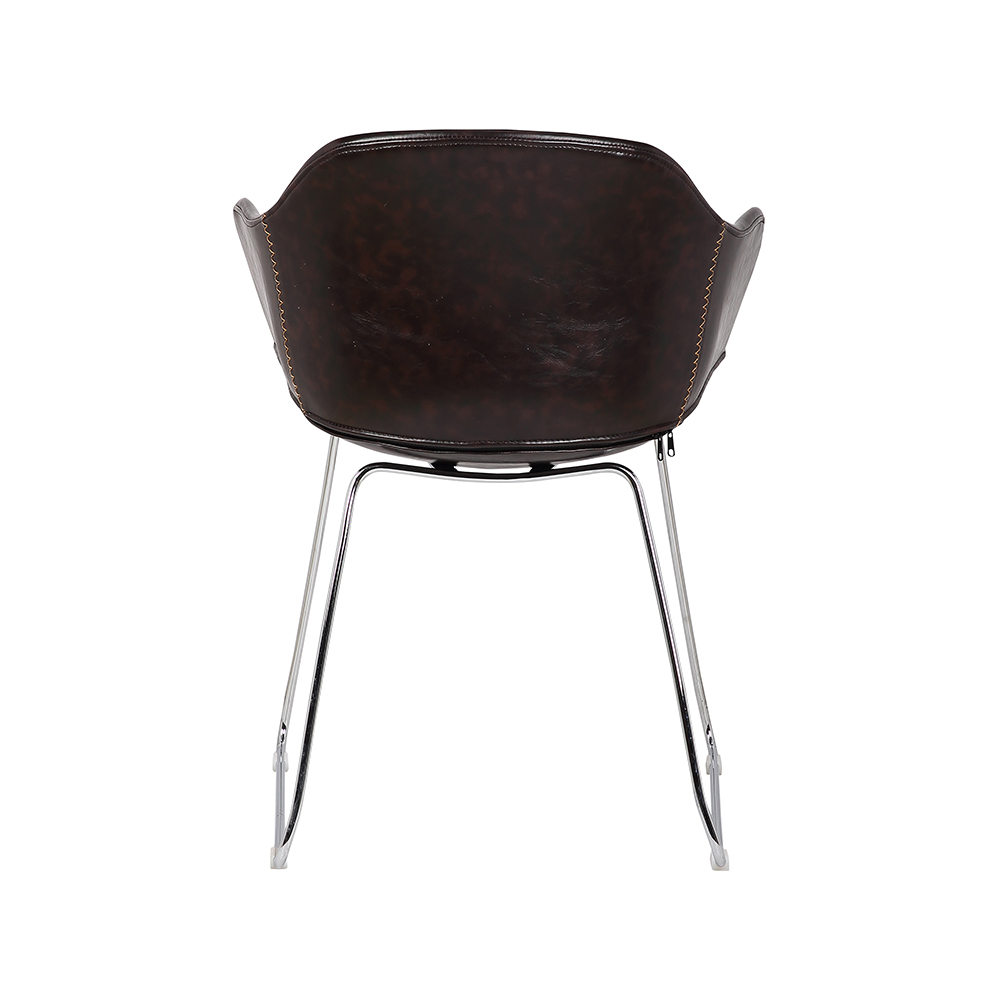 ZY-9028-1 Plastic seat Metal  tube dining chair