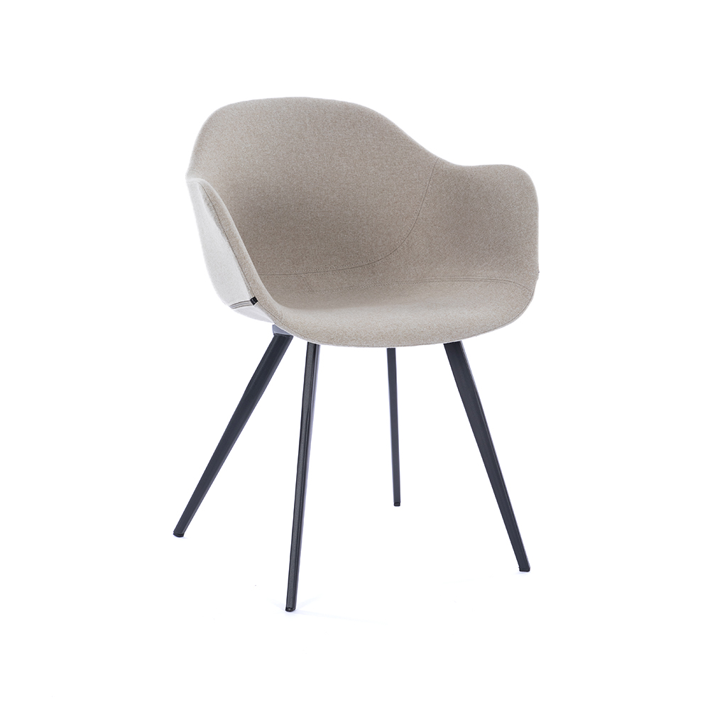 ZY-9028-3 Linen fabric All covered dining chair