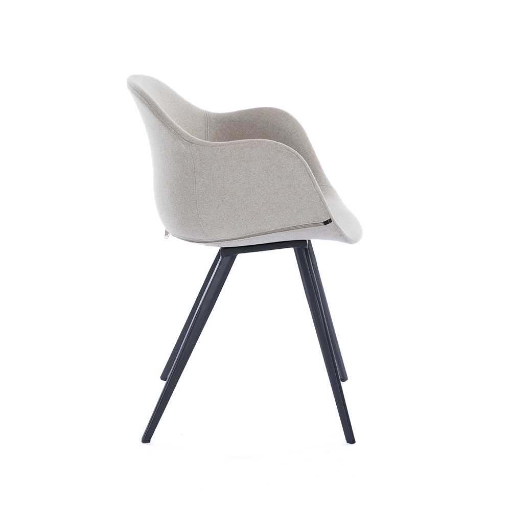 ZY-9028-3 Linen fabric All covered dining chair