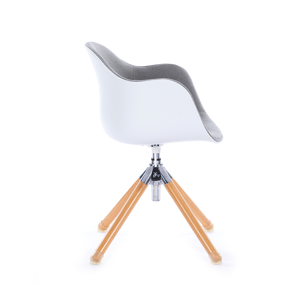 ZY-9028-6 Linen fabric 20 pound carboard dining chair