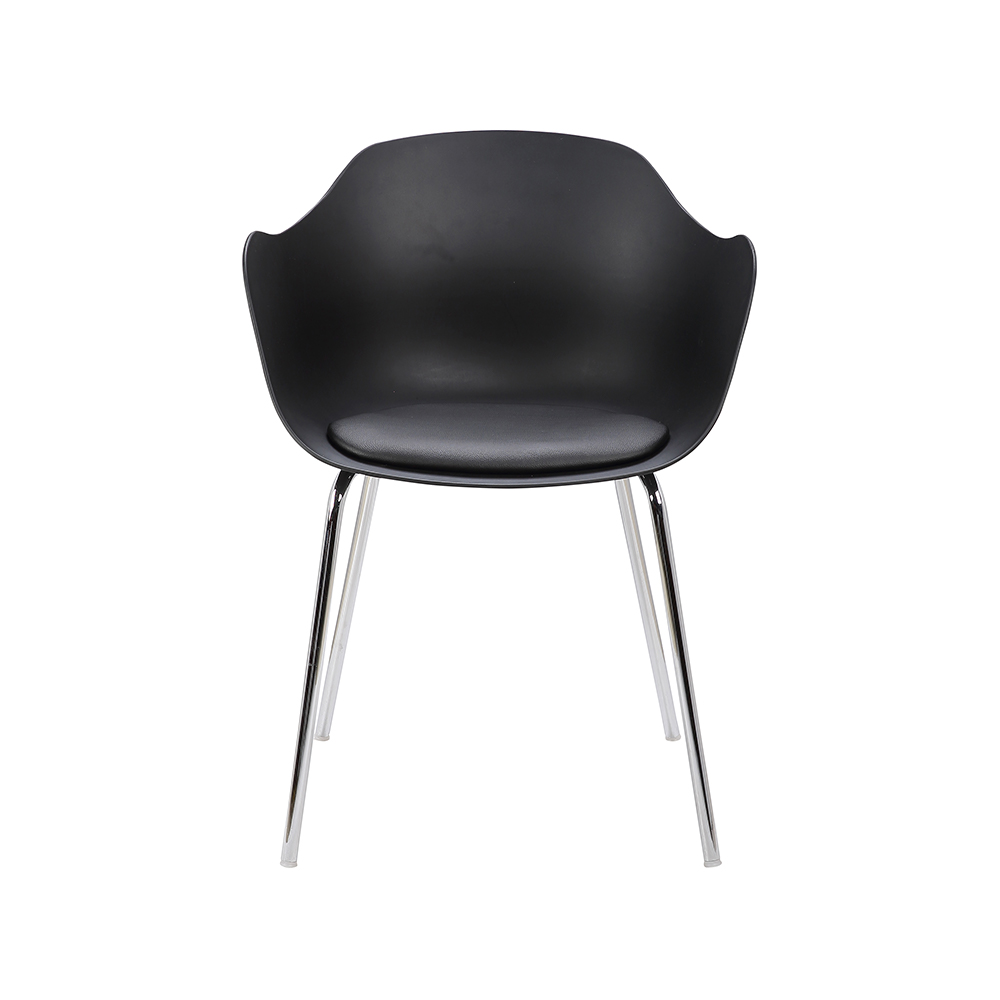 ZY-9028 440mm Seat depth PU leather dining chair