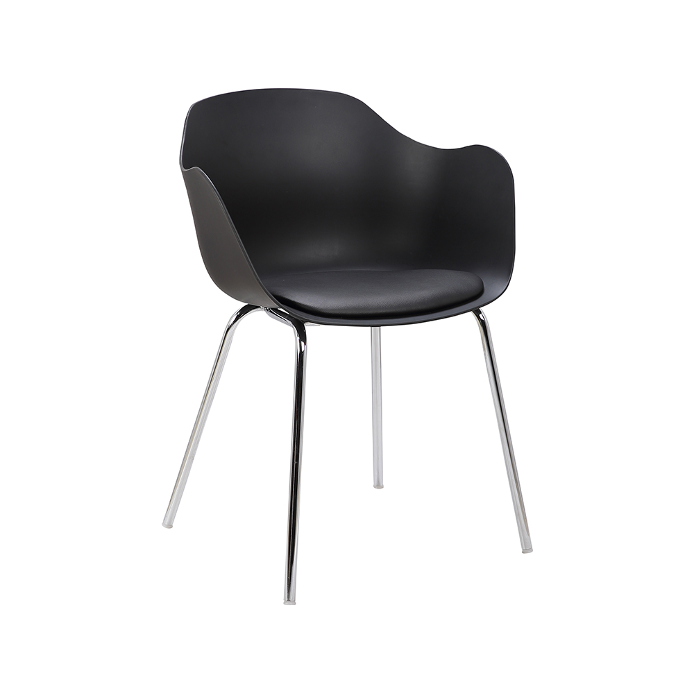 ZY-9028 440mm Seat depth PU leather dining chair