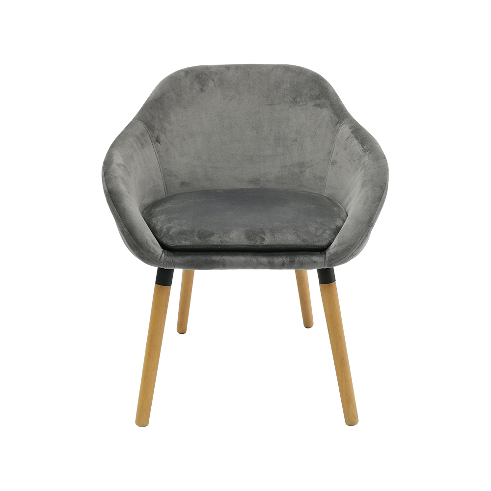 ZY-9047 Metal bracket and plywood dining chair