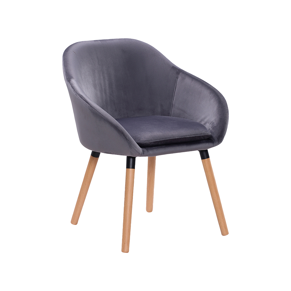 ZY-9047 Metal bracket and plywood dining chair