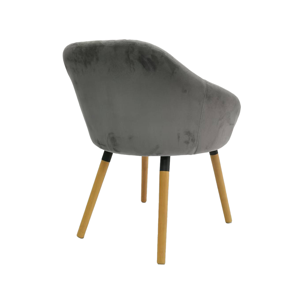 ZY-9047 Metal bracket and plywood dining chair
