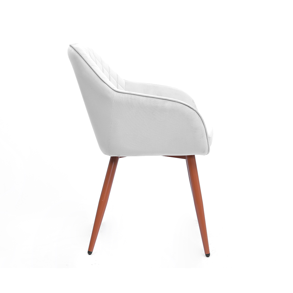 ZY-9069 Metal bracket and plywood dining chair