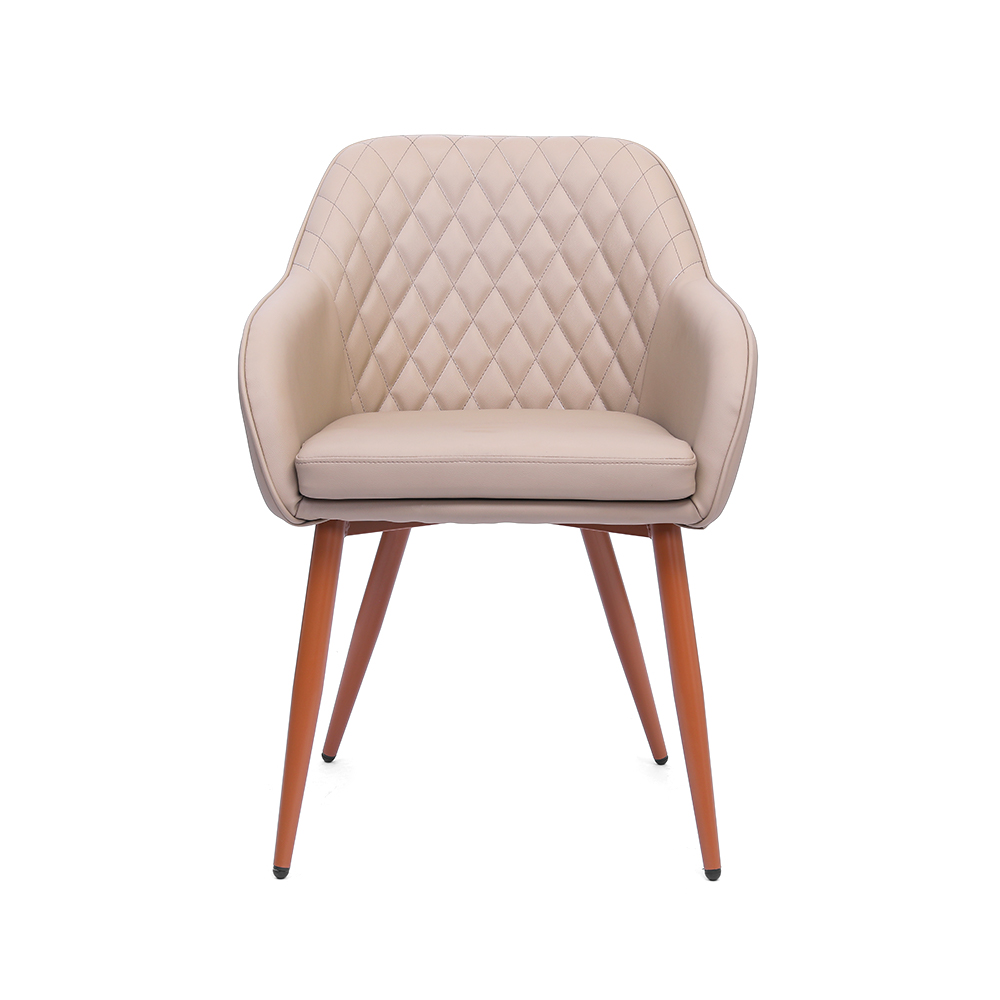 ZY-9069 Metal bracket and plywood dining chair