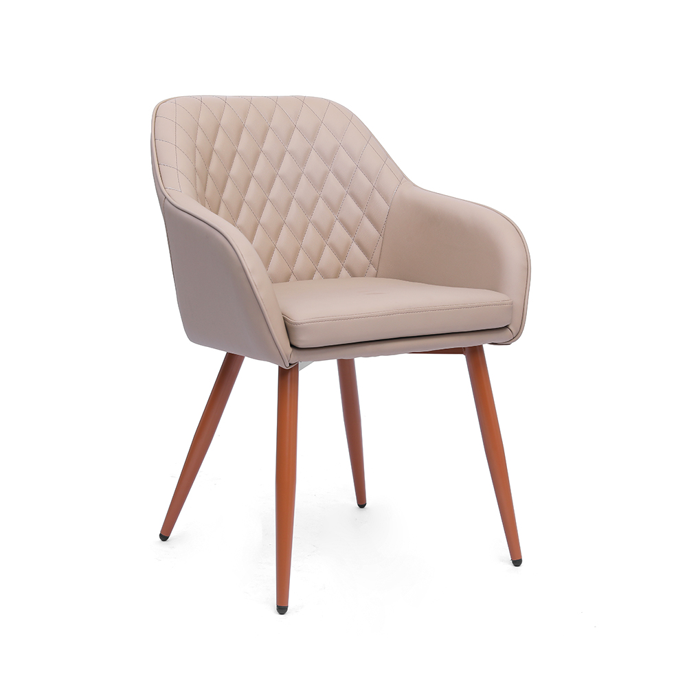 ZY-9069 Metal bracket and plywood dining chair