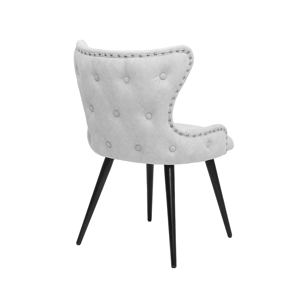 ZY-9138 Tecnical fabric  Metal tube leg dining chair