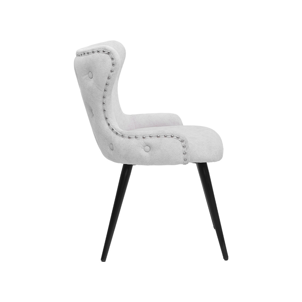 ZY-9138 Tecnical fabric  Metal tube leg dining chair