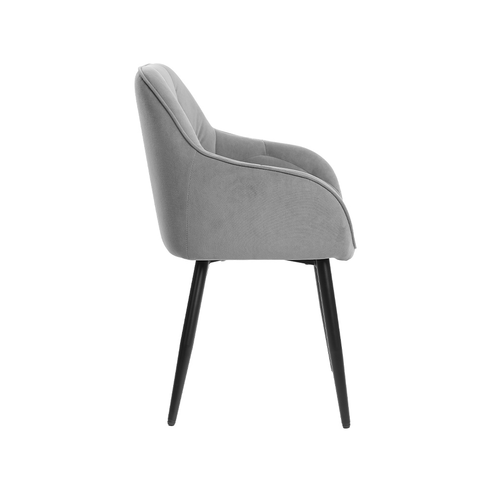 ZY-9149  420mm Seat width Velvet fabric dining chair