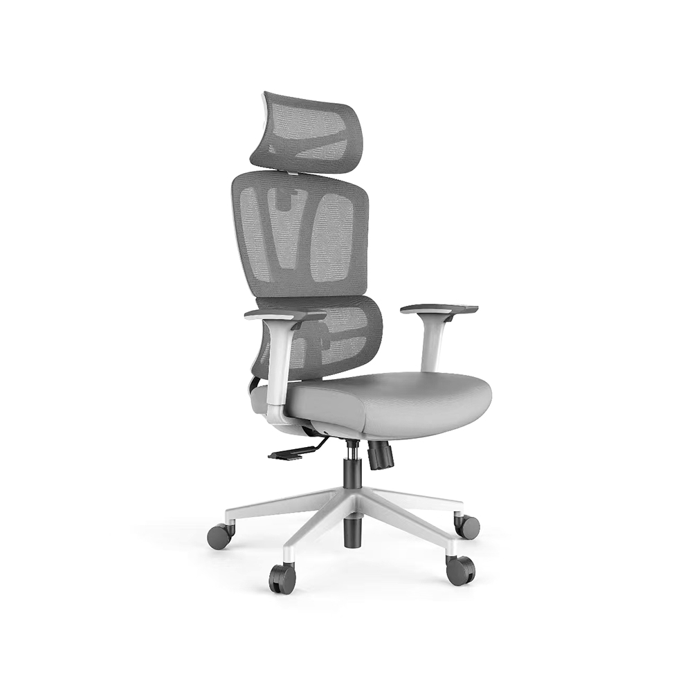 ZY-6023W  white Headrest Mesh Office Chair